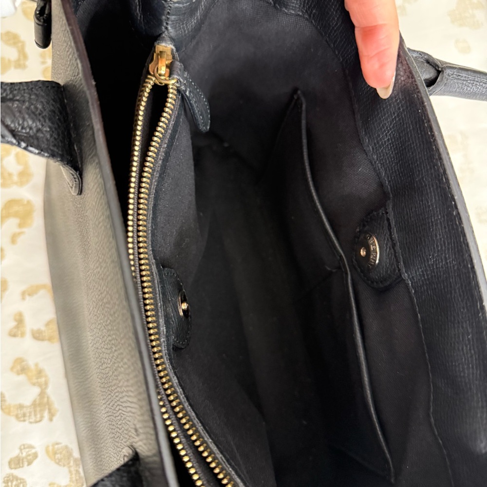 Burberry Black Leather Satchel - Picture 11 of 16